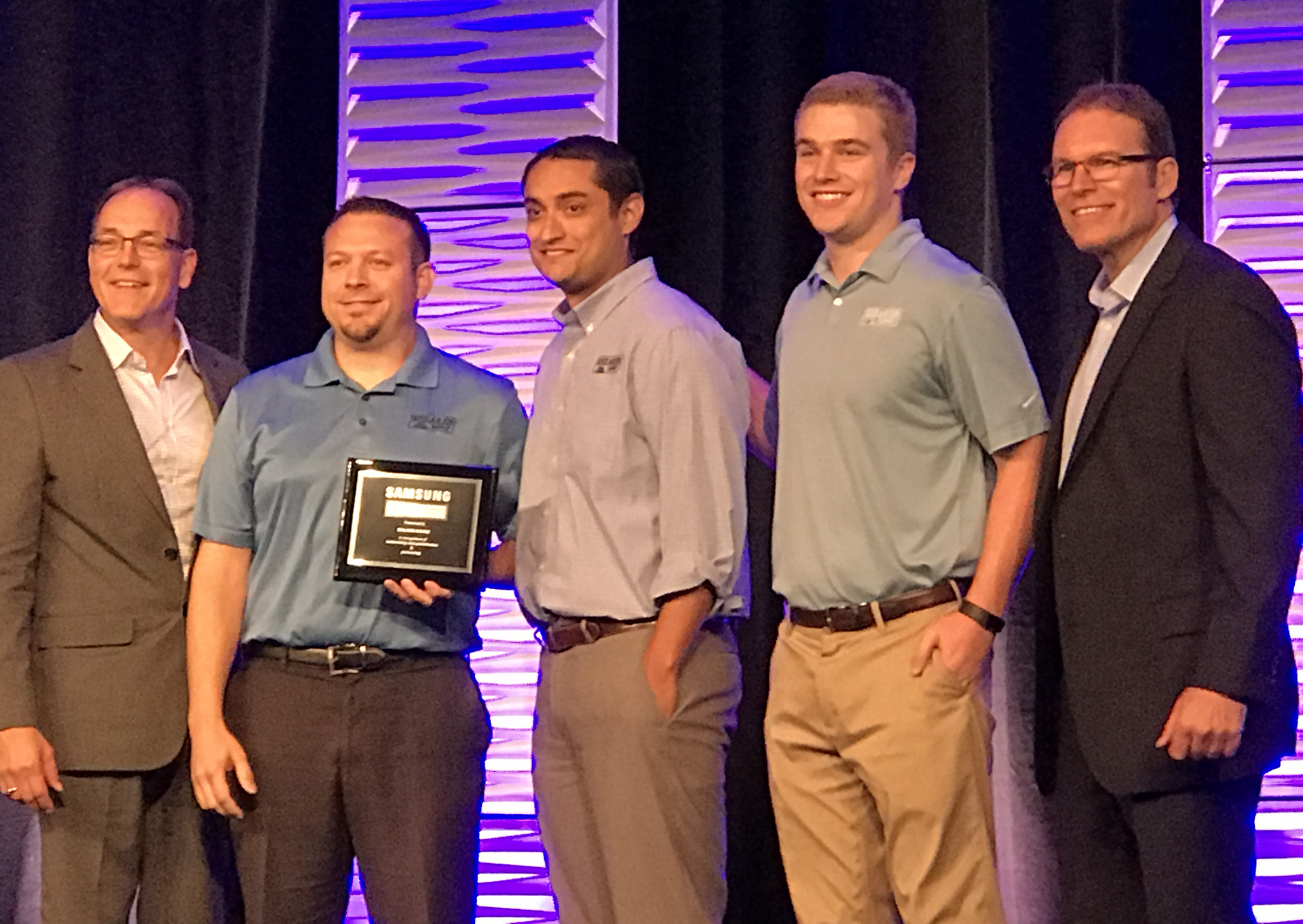 Shearer Samsung Pinnacle Award