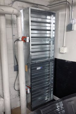 garage damper installed by Edwards Engineering garage damper installed by Edwards Engineering