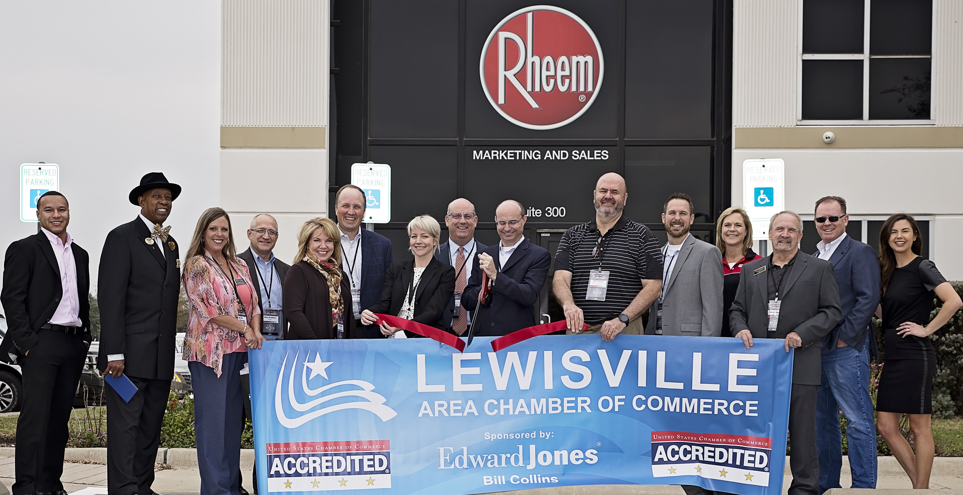 Rheem-center-ribbon-cut