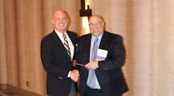 On January 22nd, John Geiling, (right) MCAMW 2017 President, passed along the Presidential Gavel to incoming 2018 MCAMW President, Tim Kirlin (left) at the January Business Dinner Meeting.