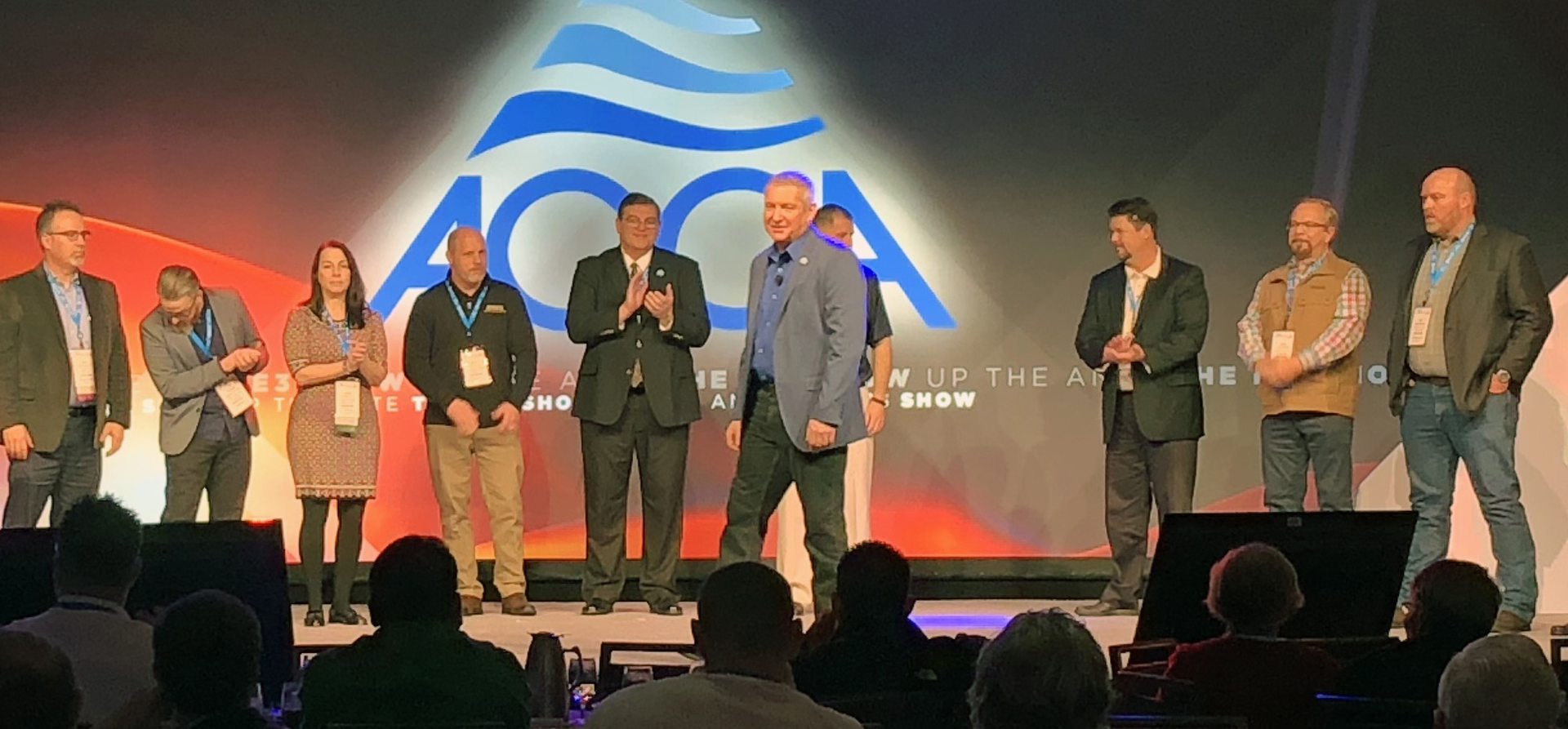 steve schmidt with new acca board