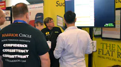 rodney koop speaks at trade show