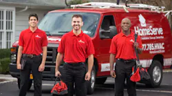 homeserve technicians an van