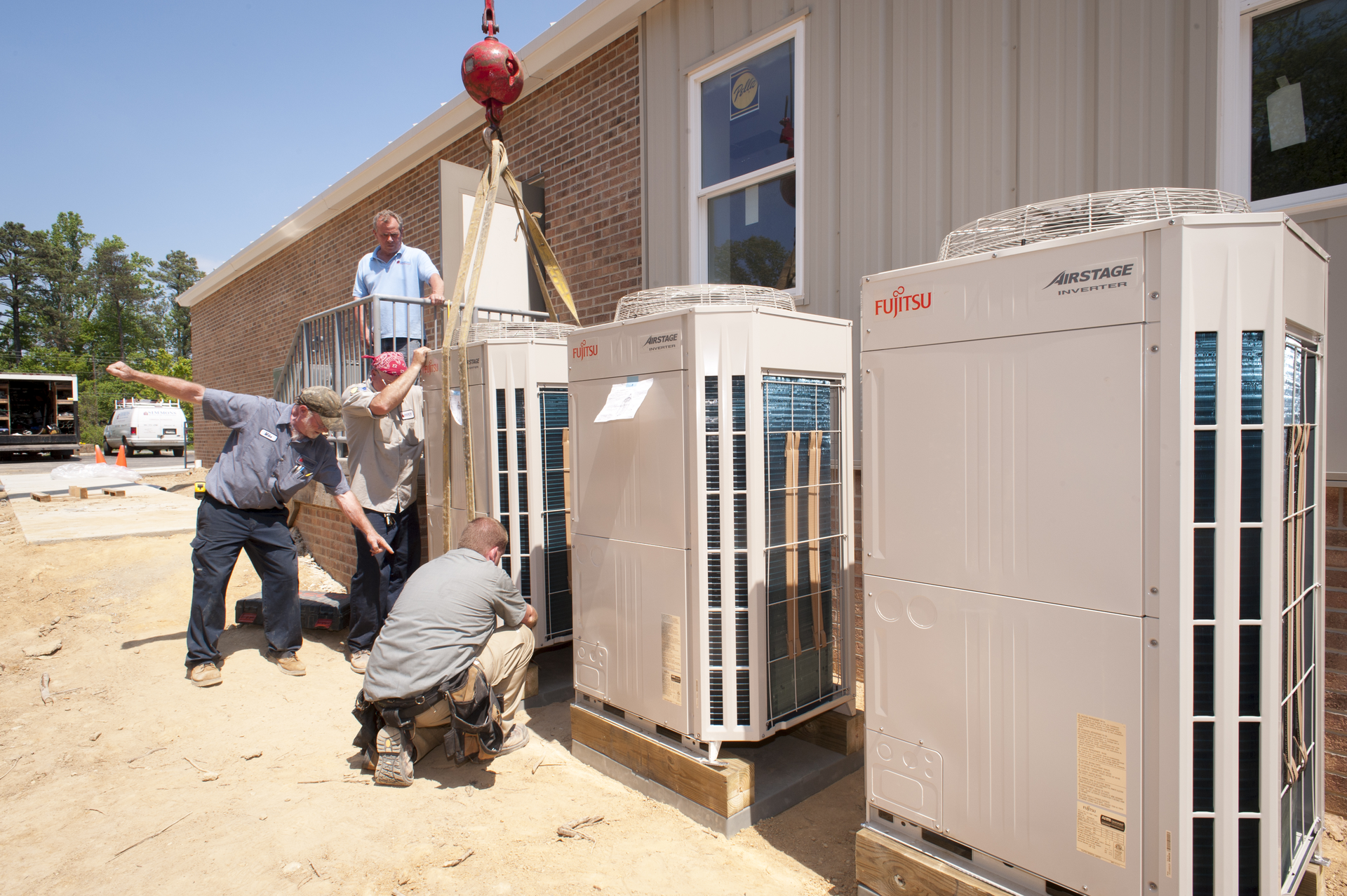 Fujitsu exterior installation