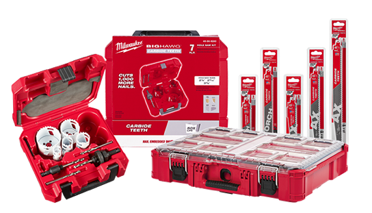 Milwaukee Tool carbide package