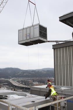 Casto cooling tower lift Casto cooling tower lift