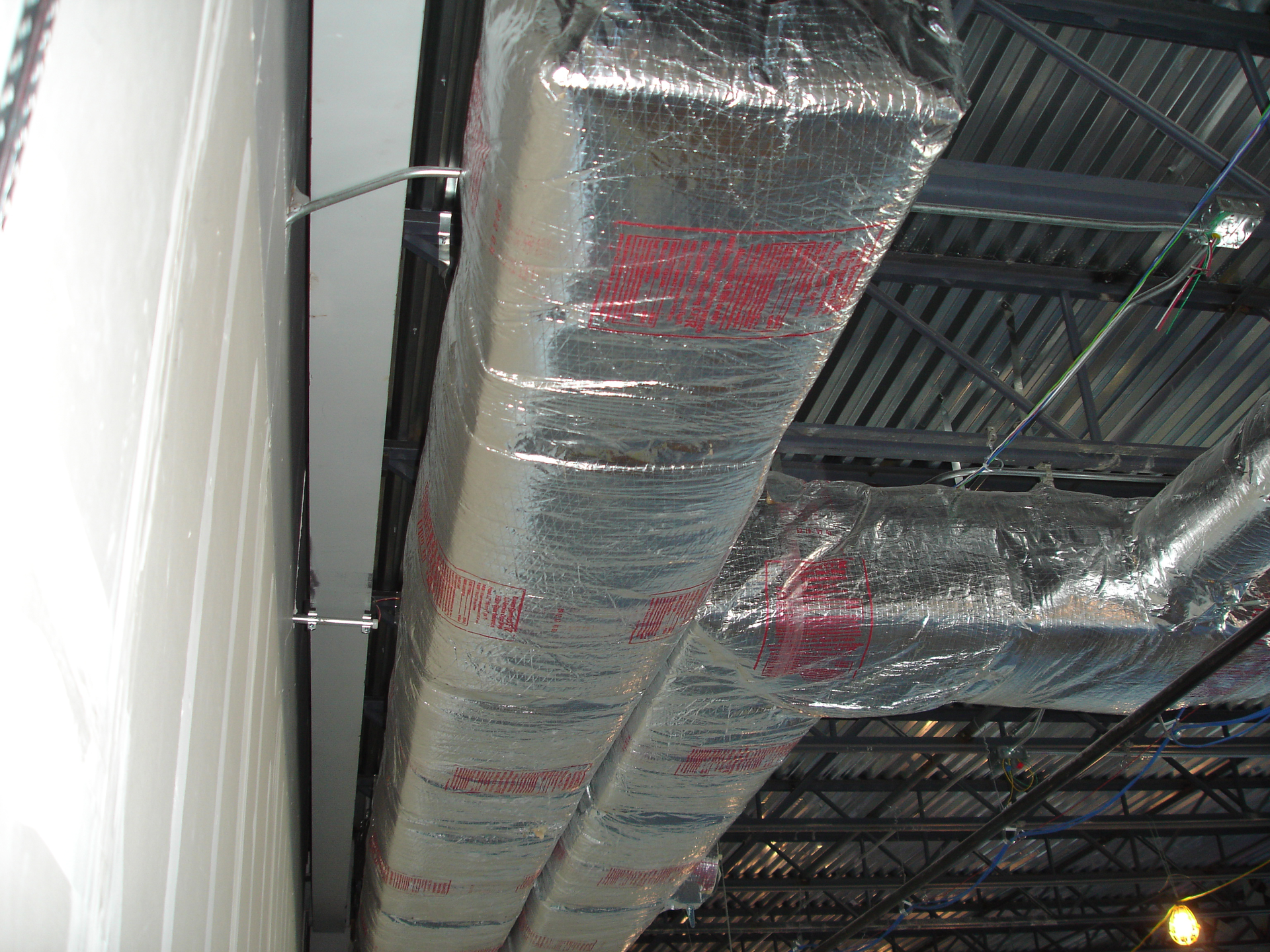ADPT 0808HP tape on ductwork
