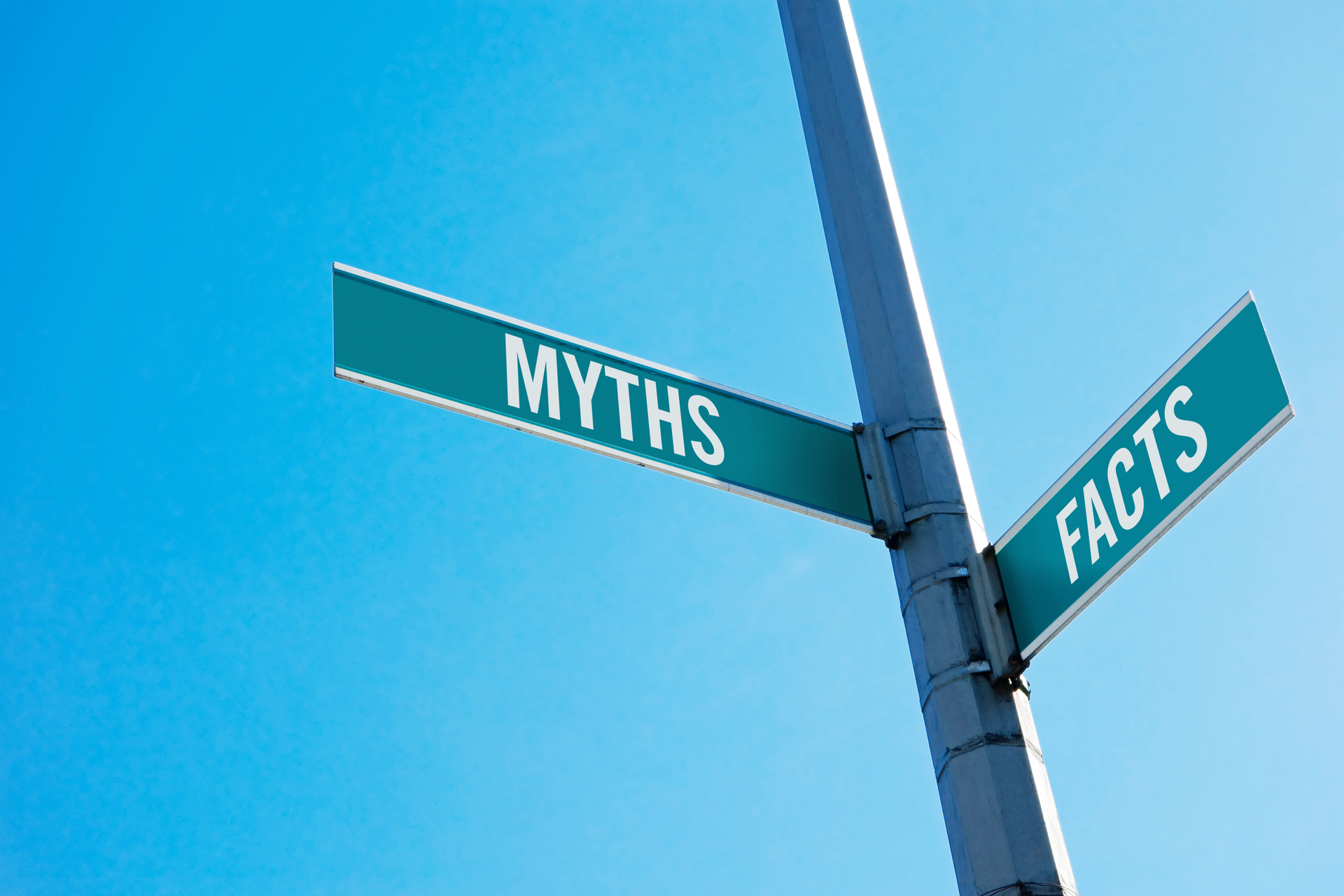 myths facts street sigh