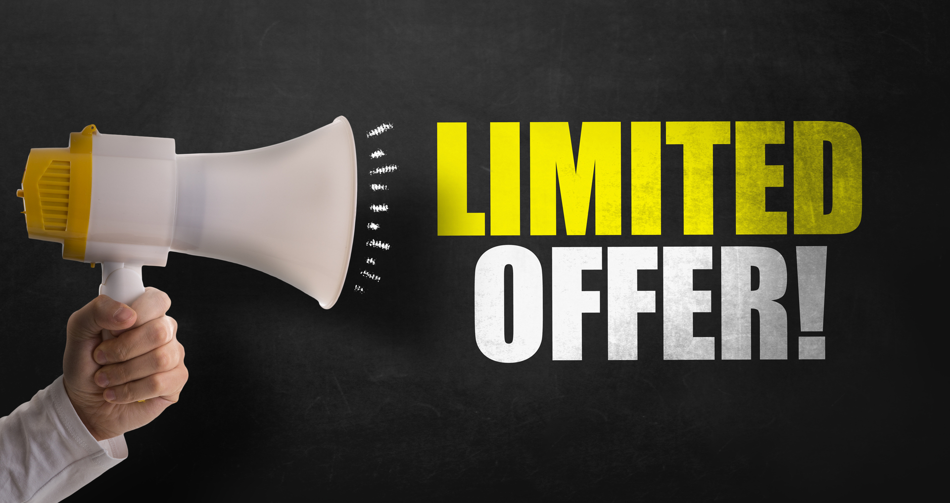 limited time offer megaphone