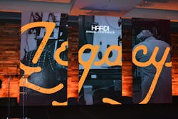 Hard Legacy stage signage Hard Legacy stage signage