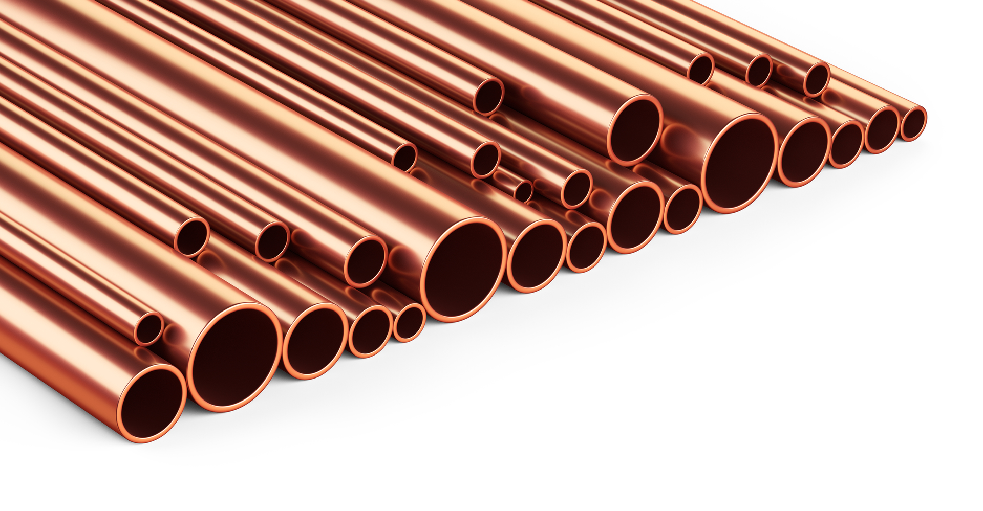 copper pipes