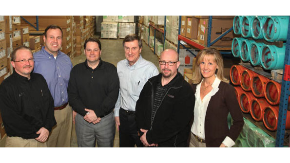 Members of the Illco management team left to right Rick Vancura Rob Johnson Bill Bergamini Jay Glass Scott Wayne and Karen Madonia