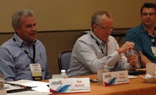 Steve Tibbetts and Mike Martin at the Refrigeration Roundtable.