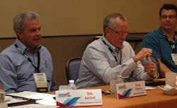 Steve Tibbetts and Mike Martin at the Refrigeration Roundtable Steve Tibbetts and Mike Martin at the Refrigeration Roundtable