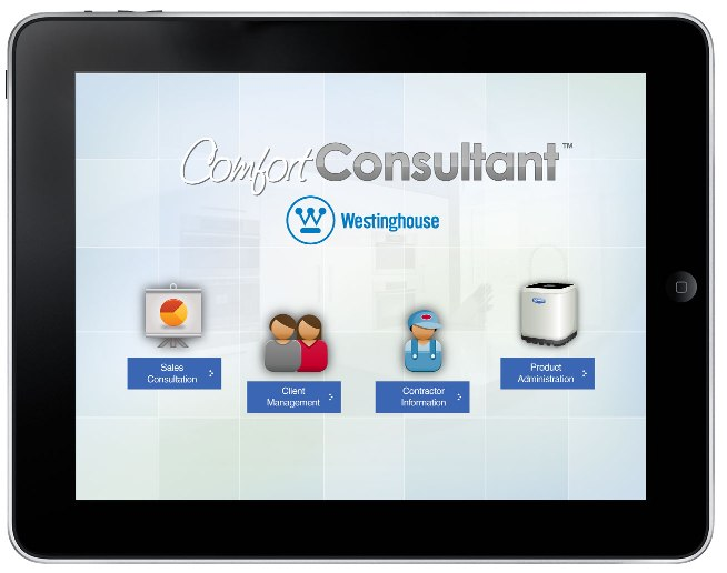 ComfortConsultanttrade App Home Screen