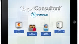 ComfortConsultant&trade; App Home Screen