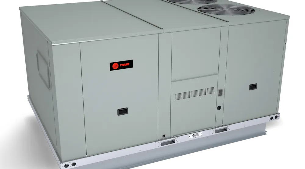 Trane Sahf Rooftop Unit NEW COMMERCIAL HVAC PRODUCT: Trane Foundation Light Commercial Rooftop ...