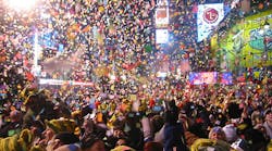 New Year&apos;s Eve in Times Square. From Jeff Dobbins&apos; blog, &apos;Walks of New York&apos; website. Originally posted in December 2011