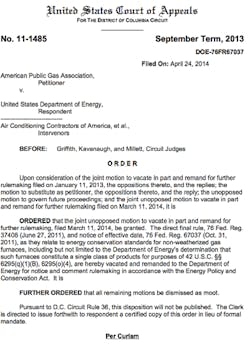 A snapshot of the Regional Efficiency Standards lawsuit A snapshot of the Regional Efficiency Standards lawsuit