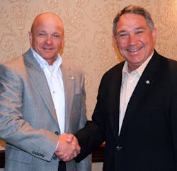 Enertech Global President Steve Smith and Outgoing Chairman Tom Huntington Enertech Global President Steve Smith and Outgoing Chairman Tom Huntington
