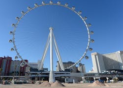 It takes 30minutes to complete one revolution on the 39High Roller39 Tourist comfort in 100F temperatures is essential Photo courtesy Luvata It takes 30minutes to complete one revolution on the 39High Roller39 Tourist comfort in 100F temperatures is essential Photo courtesy Luvata
