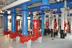 Three Armstrong pumps are shown at left Three Armstrong pumps are shown at left