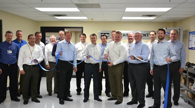 Ribbon cutting ceremony for new state of the art refrigeration system training center.