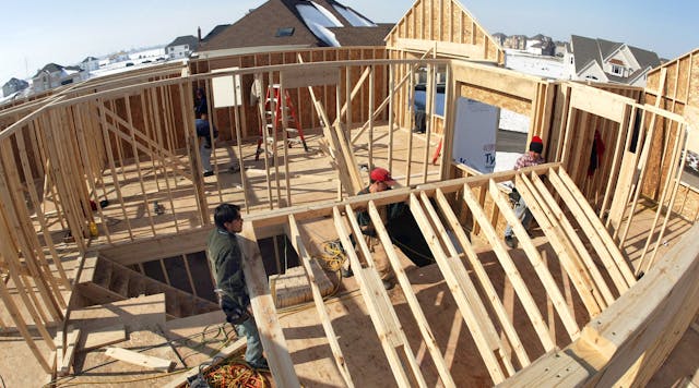 Housing starts have more than doubled since hitting bottom in 2009, and are now up to around 1.2 million units.