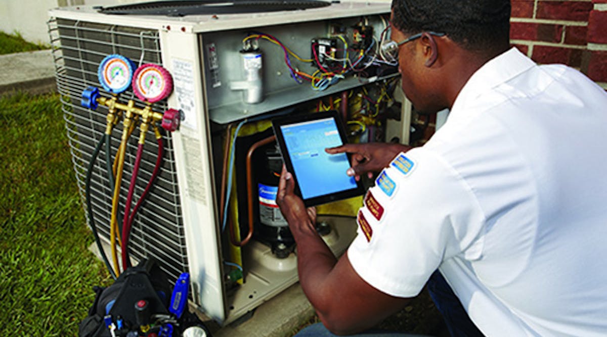 Delivering a superior level of service starts with technicians performing a complete inspection on every single call, then drawing up a comprehensive list of every single deficiency they saw, in order of priority, and going over it with their customers. Photo courtesy North American Technician Excellence.