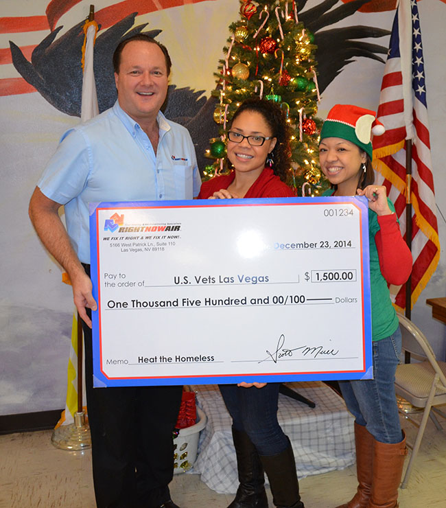 Right Now Air check donation