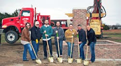Digging in for the AvondaleMcAlister Construction groundbreaking are from left Sheri Rice and Ray Bayliff from geothermal drilling contractors Fire and Ice Josh Kitchen and Greg McAlister McAlister Construction Inc Titian Burris ClimateMaster Jason Hendrix Air Products Supply Rodney Hadley Hadley Heating amp Air the contractor that will be installing the systems Digging in for the AvondaleMcAlister Construction groundbreaking are from left Sheri Rice and Ray Bayliff from geothermal drilling contractors Fire and Ice Josh Kitchen and Greg McAlister McAlister Construction Inc Titian Burris ClimateMaster Jason Hendrix Air Products Supply Rodney Hadley Hadley Heating amp Air the contractor that will be installing the systems
