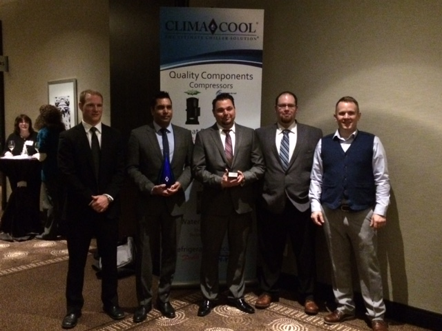 Winners of ClimaCool top sales performance for 2014