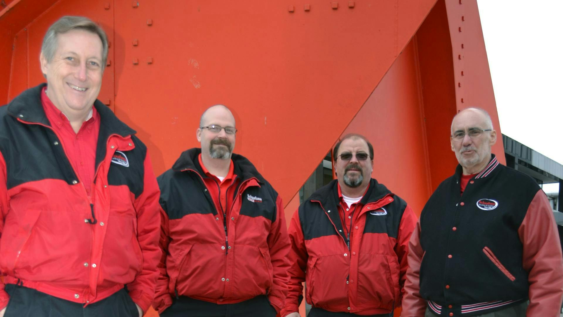 The Schaafsma management team has a solid reputation as a caring and innovative HVAC provider From left Kevin Walsh Chris Gessner Eric Pannill and Bill KrestakosPhotography by Terry McIver