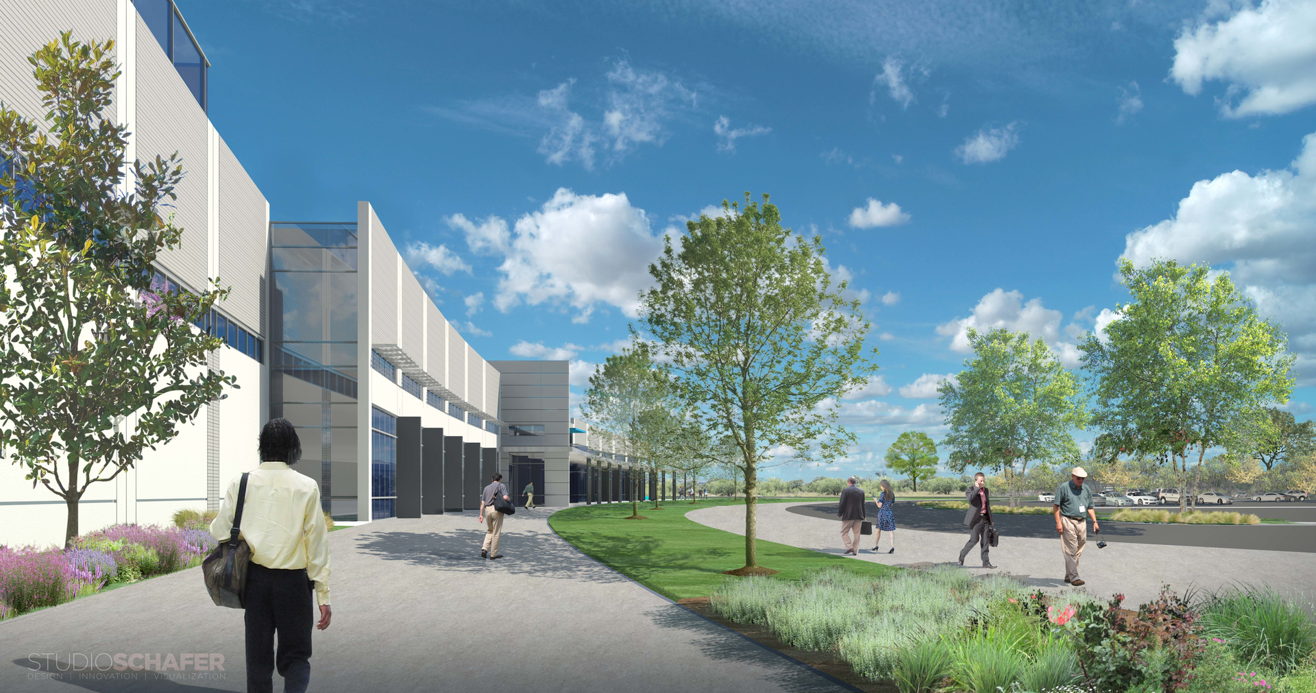 Architectural rendering of the Daikin campus to be completed by mid2016