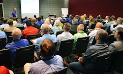 Steve Miles gives a branding presentation during Comfortech 2014 Steve Miles gives a branding presentation during Comfortech 2014