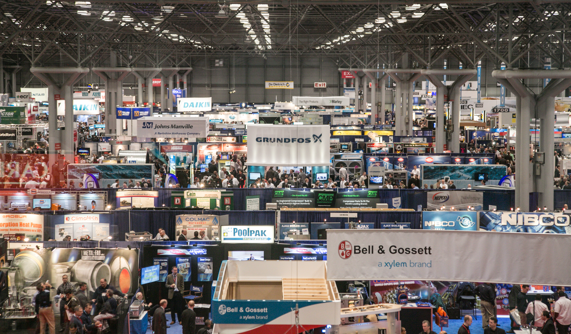 Exhibit hall from 2014 Terry McIver