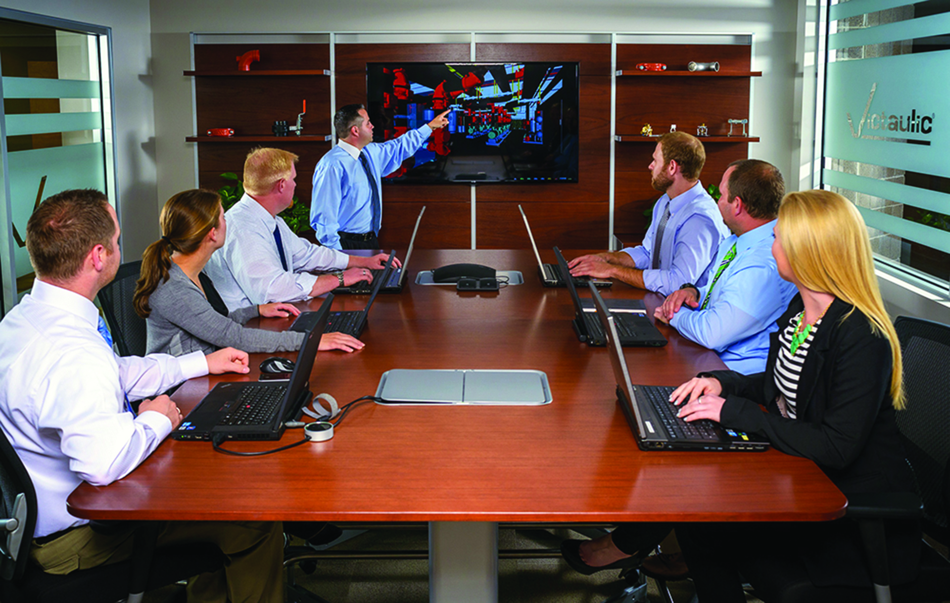 The model created during the BIM process can be used for a variety of tasks throughout the phases of construction Photos courtesy Victaulic