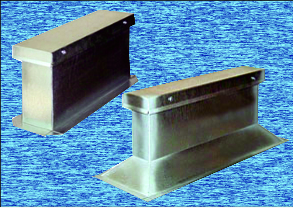 The supports have a high load bearing capacity attained by a system of internal bulkheads welded into position at specific intervals along the lengths of the rails