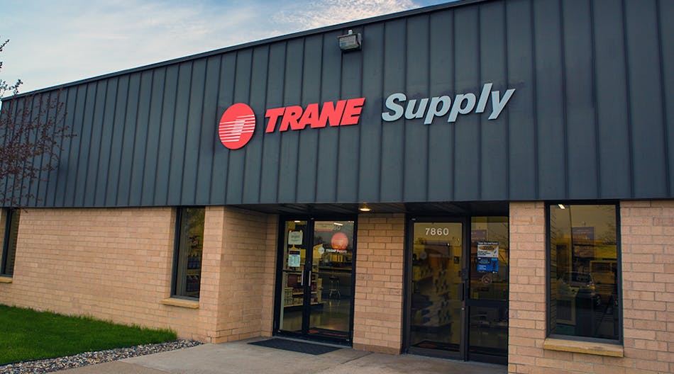 The Trane Supply store in Bloomington, Minn., is one of more than 180 stores nationwide participating in the &apos;Heat up for the Holidays Promotion&apos; &ldquo;Trane Supply wants to recognize our many loyal commercial and residential contractor customers and welcome new contractors to our stores,&rdquo; said Scott Krull, president of HVAC parts and supply for Trane. Photo courtesy Trane Supply