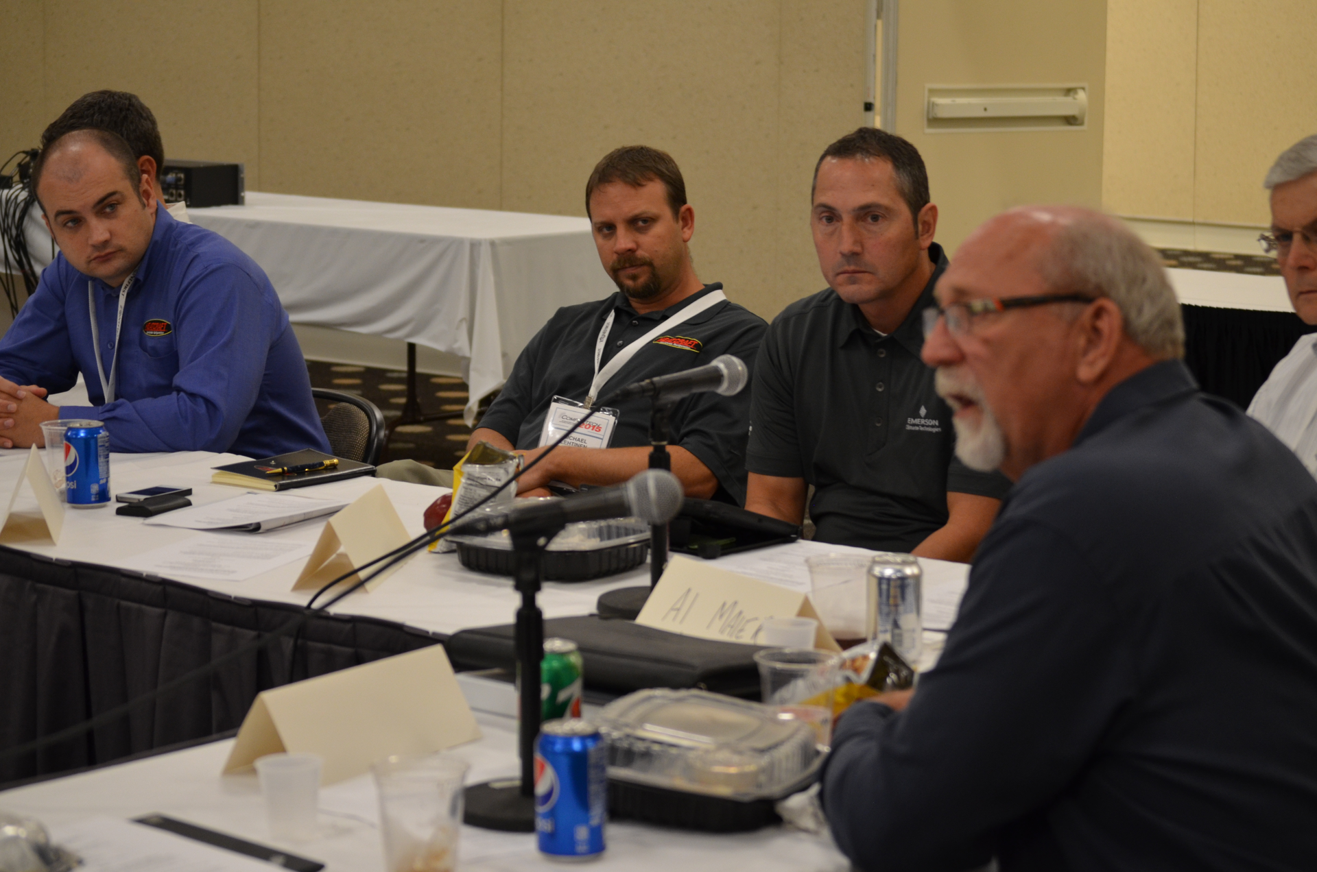 James Ferge speaks during the 2015 Refrigeration Roundtable He spoke for many of his peers when he said contractors are good at rolling with the changes