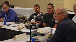 James Ferge speaks during the 2015 Refrigeration Roundtable. He spoke for many of his peers when he said contractors are good at rolling with the changes.