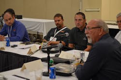 James Ferge speaks during the 2015 Refrigeration Roundtable He spoke for many of his peers when he said contractors are good at rolling with the changes James Ferge speaks during the 2015 Refrigeration Roundtable He spoke for many of his peers when he said contractors are good at rolling with the changes