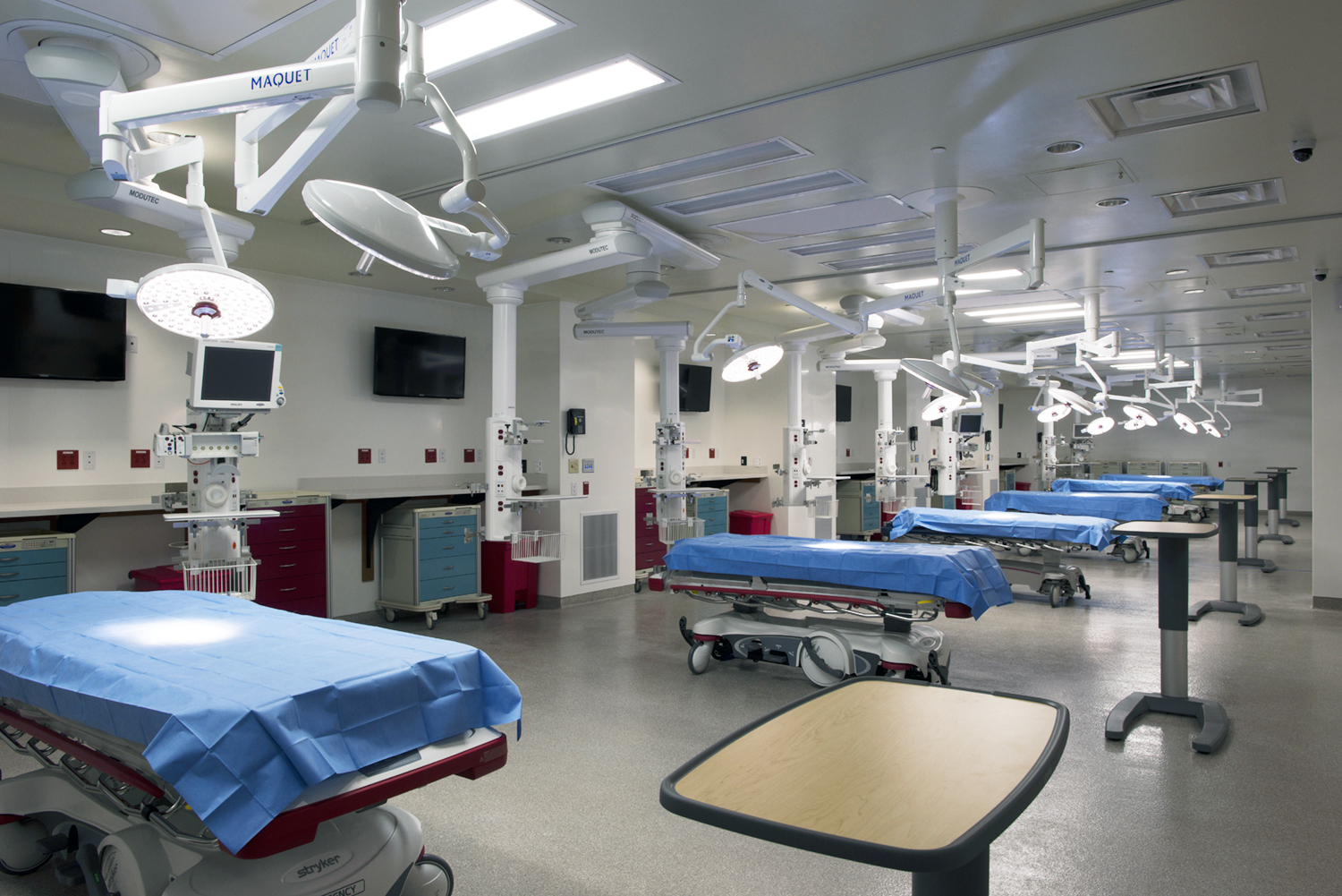 New air handling units were added to accommodate the most recent code requirements