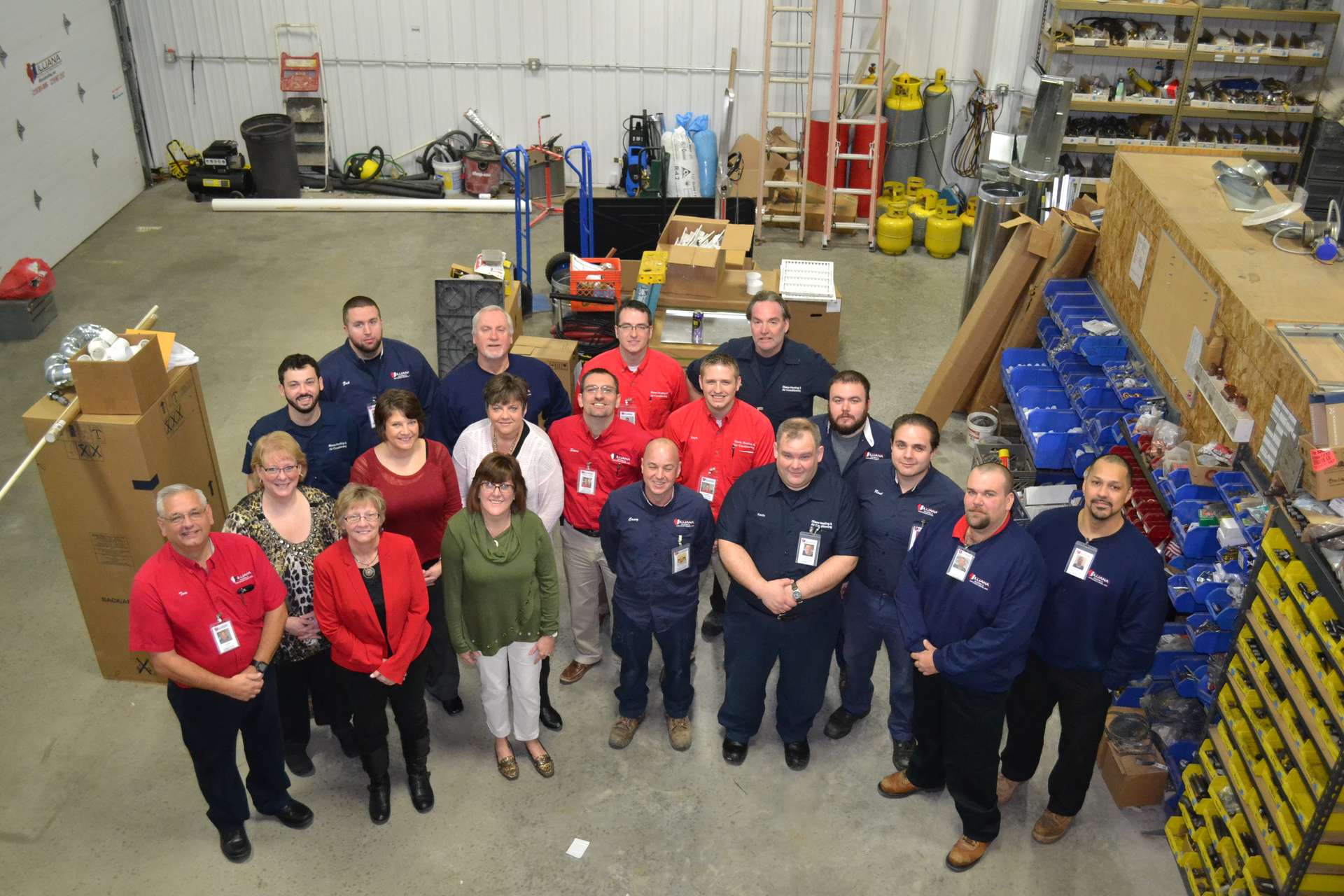 Super selfie of a super HVAC team The Illiana Heating amp Air Conditioning team is always on the same page super service quality and integrity