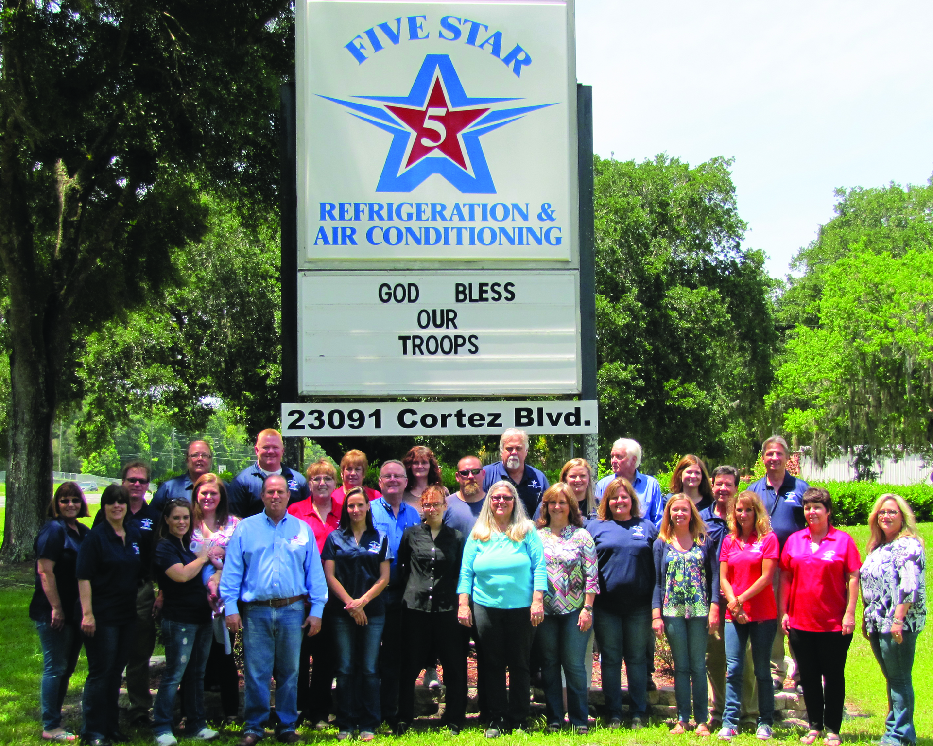 The team at 5Star Refrigeration amp Air Conditioning39s Brooksville FL headquarters They39ll be joined by more soon as the company continues to grow Group photo by Jonathan Herrington