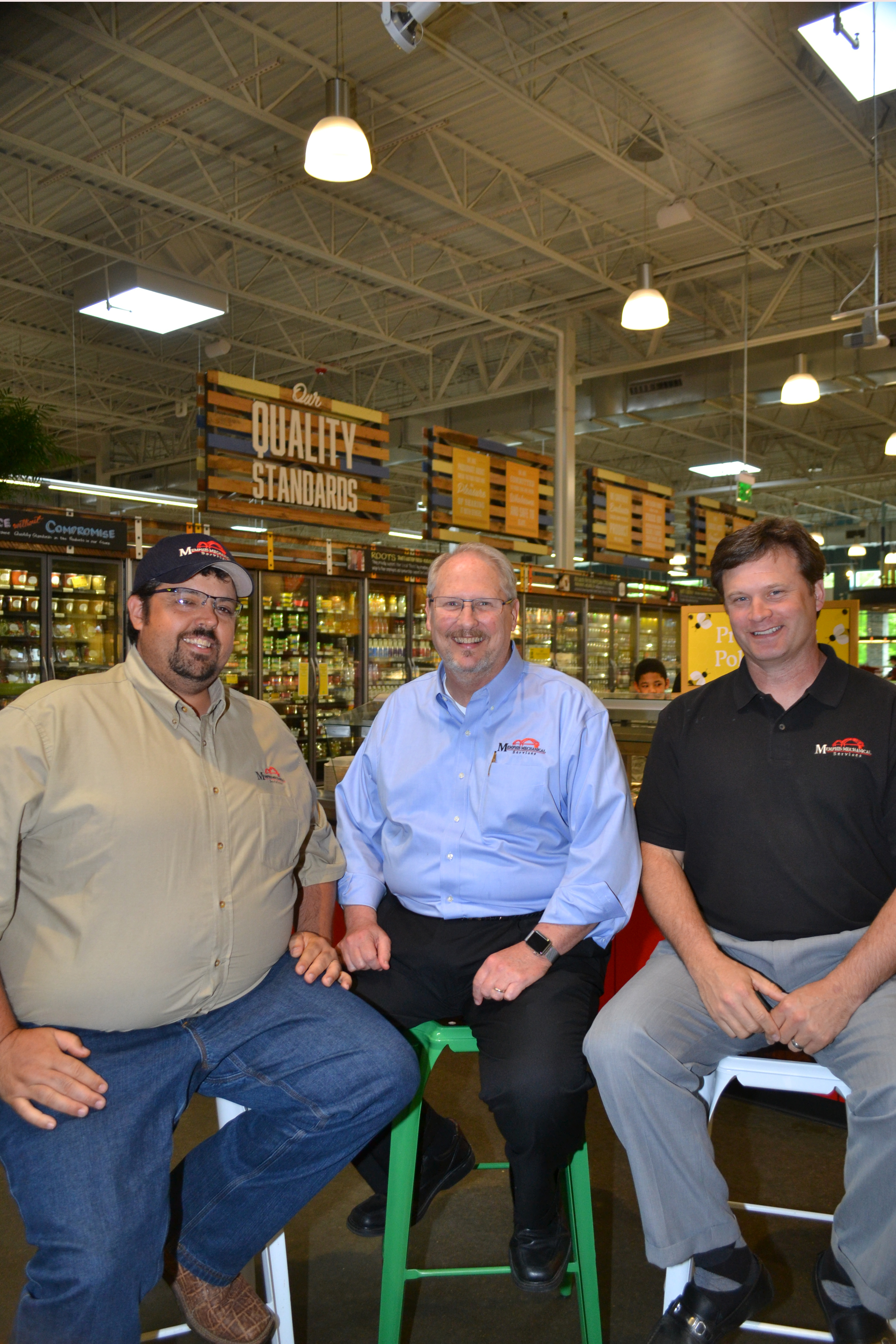 From left Lee Caulder operations manager PresidentCEO Richard Luhm and Shane Steed director of sales and construction lead the team at Memphis Mechanical Services Photos Terry McIver