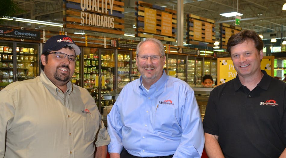 From left: Lee Caulder, operations manager; President/CEO Richard Luhm; and Shane Steed, director of sales and construction, lead the team at Memphis Mechanical Services. Photos Terry McIver