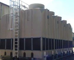 The new HDPE tower system provides an additional 30 percent more cooling capacity and can meet additional increases in the future The new HDPE tower system provides an additional 30 percent more cooling capacity and can meet additional increases in the future