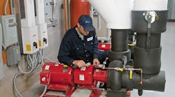 With Water Pumps: check the scheduling &ndash; is it on and off when it should be? This is one of the most common oversights and it uses a lot of energy. If the pumps are not running when the chiller is running, you will have a fault.