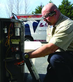 Lee Co technician uses XOEye to share images of the system problem Lee Co technician uses XOEye to share images of the system problem